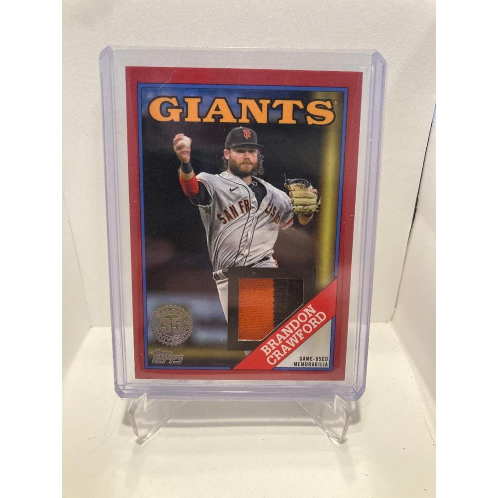 2023 Topps Series 1 Brandon Crawford Relic Card /25 88R-BC